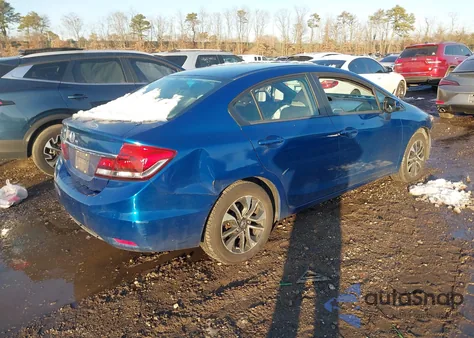 2013 Honda Civic Ex z USA, uszkodzony, nr VIN 19XFB2F88DE241220